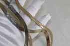 Vintage Lot of 2 Omega Chain Chains Gold Tone Wide — photo 5