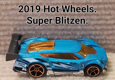 2019 Hot Wheels. Track Builder, Super Blitzen. Loose.