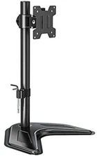 Single Monitor Stands Freestanding VESA Monitor Desk Mount fits 13'' to 32'' ...