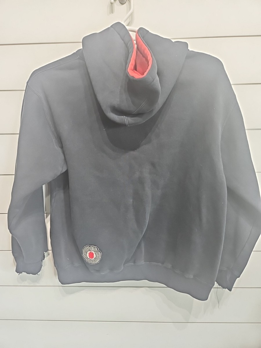 Vtg 90s Rare SPITFIRE WHEELS Punk Skate Hooded Sweatshirt