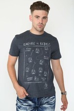 Mens Star Wars Short Sleeve Cotton T Shirt Plus Size Top Gamer Plain Summer Tee
