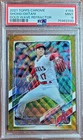 2021 Topps Chrome SHOHEI OHTANI #11/50 Gold Wave Refractor PSA 9 MINT