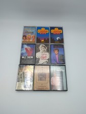 Country Music Cassette Lot Of 9 Dolly, Twitty, Stevens, McDonalds