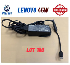 LOT 100 Lenovo 45W USB-C TYPE-C 20V 2.25A AC Adapter Charger for Ideapad Yoga