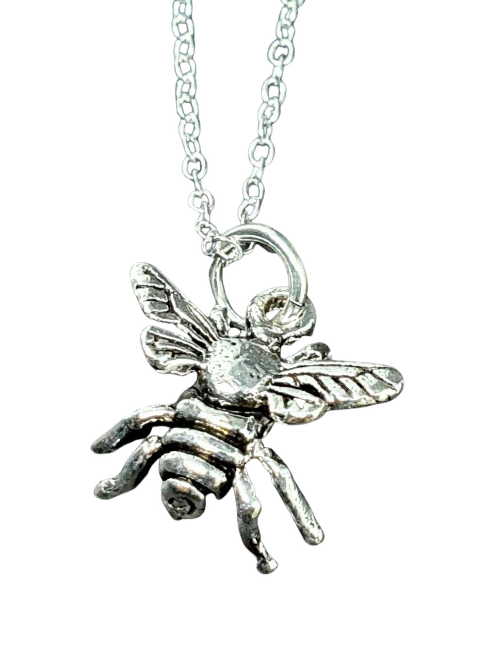 Honey Bee Necklace Pendant 925 Sterling Silver - Save The Bees - Gift Boxed
