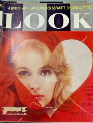 LOOK Magazine FEB 16 1960 Valentines Day Issue Colorful Coke Ad