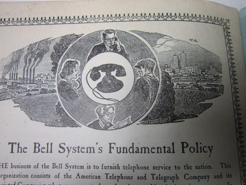 VTG 1941 Telephone Almanac BELL SYSTEM AMERICAN TELEPHONE & TELEGRAPH Ships Free - Picture 7 of 9
