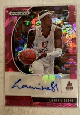 2020 Prizm Draft Lamine Diane R/C Pink Ice Prospect Auto