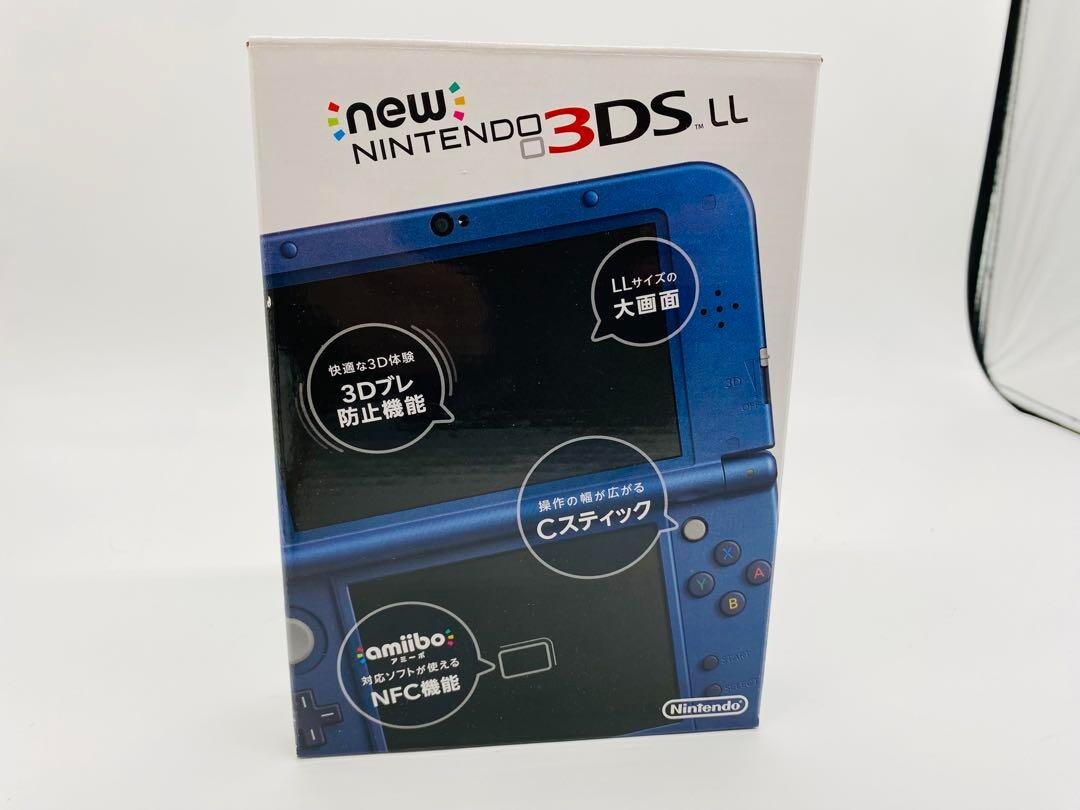 new Nintendo 3DS LL ブルー New Nintendo 3DS XL LL Metallic Blue Console Stylus Working