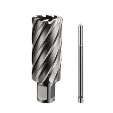 HSS Annular Cutter Drill Bit 3/4" Weldon Shank 50mm Depth with Pilot Pin