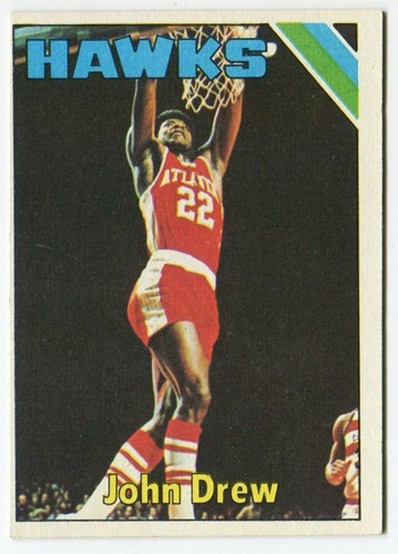 1975-76 Topps #134 John Drew Atlanta Hawks