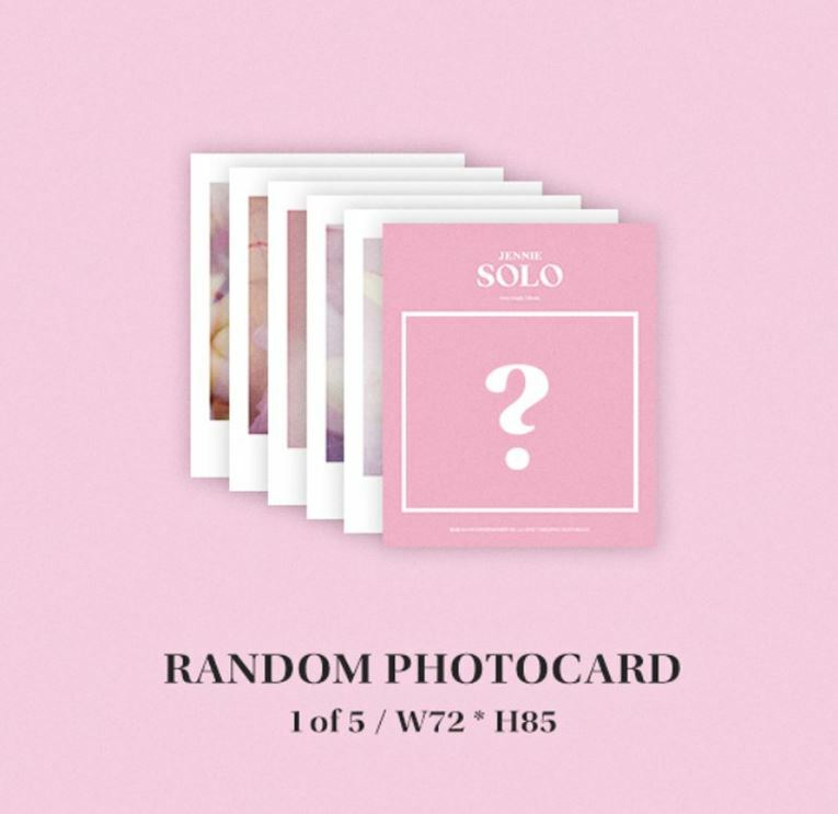 BlackPink Jennie - Solo / 1st Solo Album CD + PhotoBook + Postcard