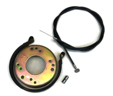 4 1/2" BRAKE DRUM, BAND, and CABLE KIT for Manco Oregon Prime Line Stens Rotary