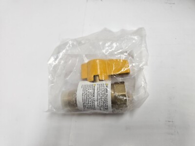 (QTY4) GUOFIS 1/2'' FIP x 1/2'' Flare Gas Shut-Off Ball Valve 1212-01 1/4 Turn