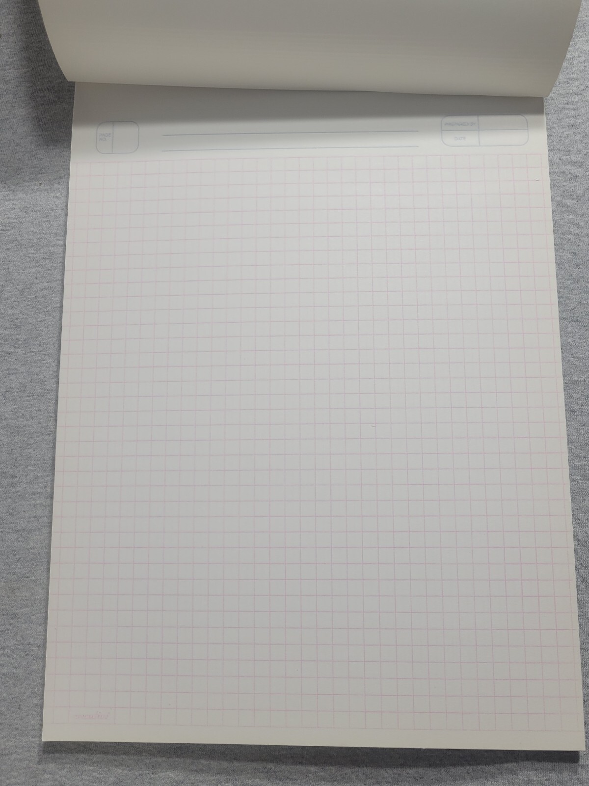 1992 Stuart Hall Executive Suite 4 x 4 Quad Rule Ruled Notebook 8 1/2 x 11 3/4