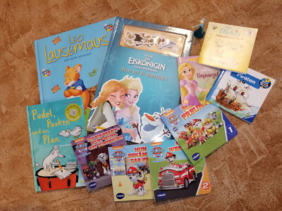 Kinderbücherbundle u.a. Frozen, Leo Lausemaus Paw Patrol