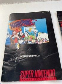SNES Mouse Super NES Mouse And Mario Paint - MANUALS  ONLY