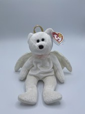 Ty Beanie Babies Halo the Angel Bear Toy 1998