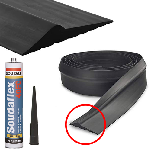 10ft Garage Door Floor Mount Threshold Weather Seal RUBBER Draught
