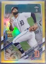 WILLI CASTRO GOLD CUP 2021 TOPPS CHROME BEN BALLER GOLD REFRACTOR! 30/50! #22