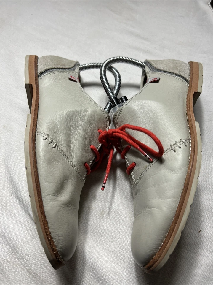 Zapato Oxford Ahnu Cuero Esmerilado Piedra Blanco Talla US 8 EU 39 Foto 2 de 4