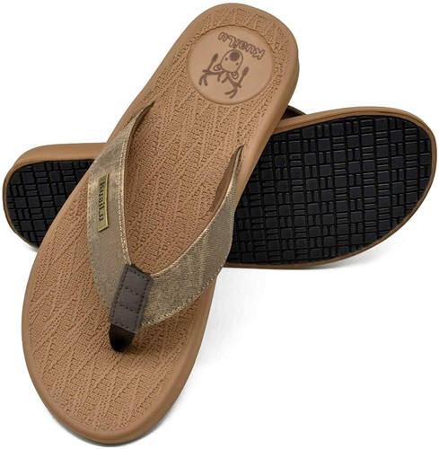 KUAILU Mens Flip Flops Thong Sandals 