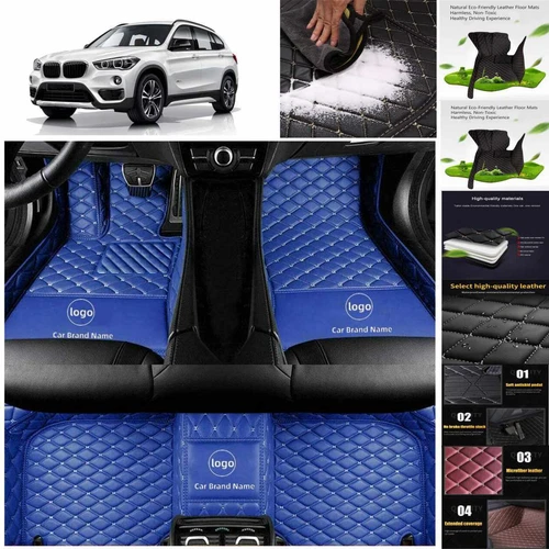 For BMW X4 X5 Car Floor Mats All Weather Luxury Cargo Auto Liners Carpets Custom - Picture 17 of 35