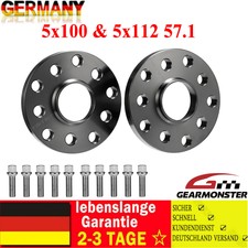 Spurverbreiterung Radschrauben 2x15mm 30mm 5x112 5x100 Ø57,1 für VW Audi