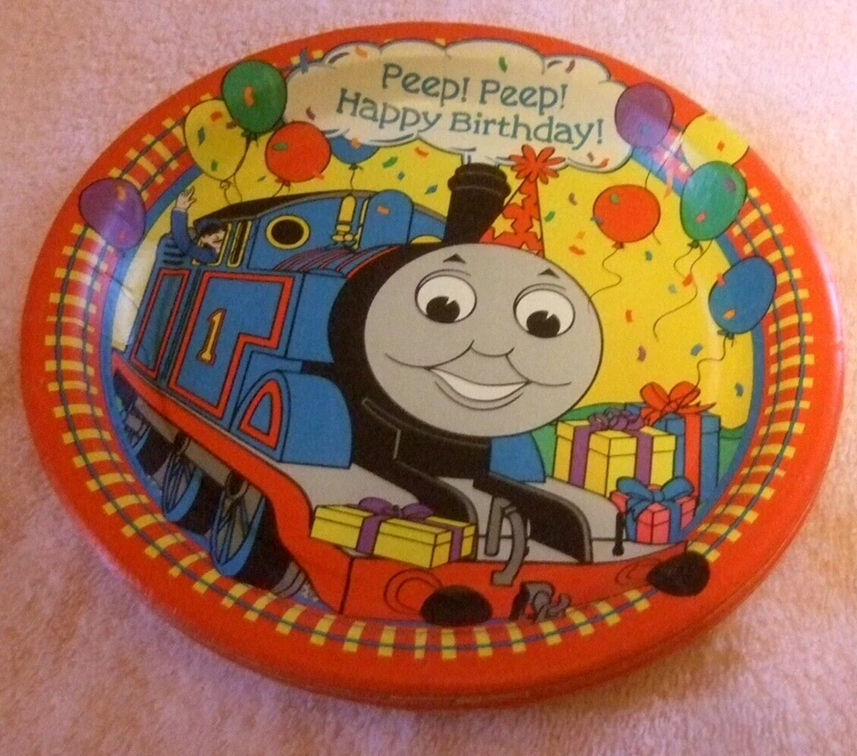Happy Birthday Party Plates Thomas the Tank Engine Paper Plates (18) - Image 4 of 4