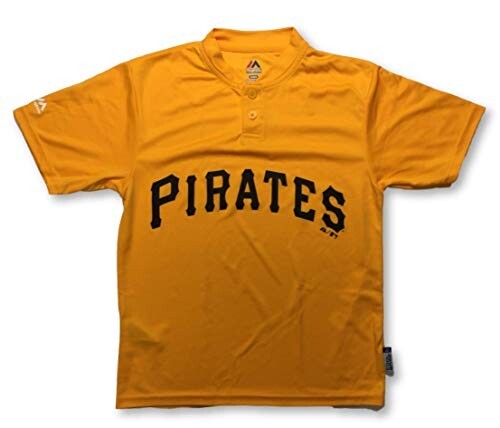 Pittsburgh Pirates MLB Cooperstown 2-Button Men's Jersey Shirt MEDIUM - Afbeelding 1 van 1