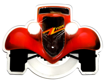 EX/EX ZZ TOP  Gimme All Your Lovin' VINYL Shaped Picture Disc 1983