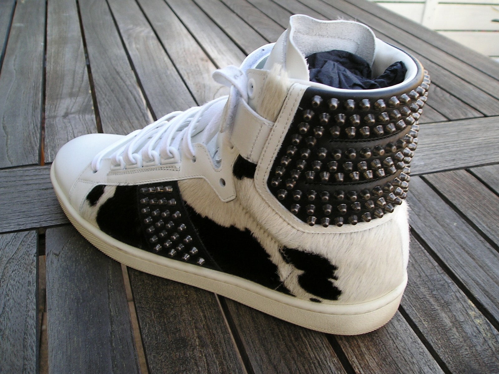 Scarpe sneaker hightop Saint Laurent prezzo consigliato € 850 taglia 40 (UK 6) NUOVE e ORIGINALI