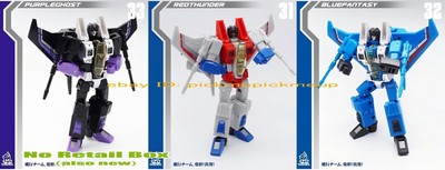 MFT mf 31 Starscream 32 Thundercracker 33 Skywarp IDW G1 4in Action Figure Robot