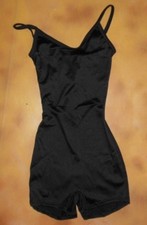 NWOT Black Main Street Camisole Shorty Spandex Unitard Hottard Adult/Chd 86643