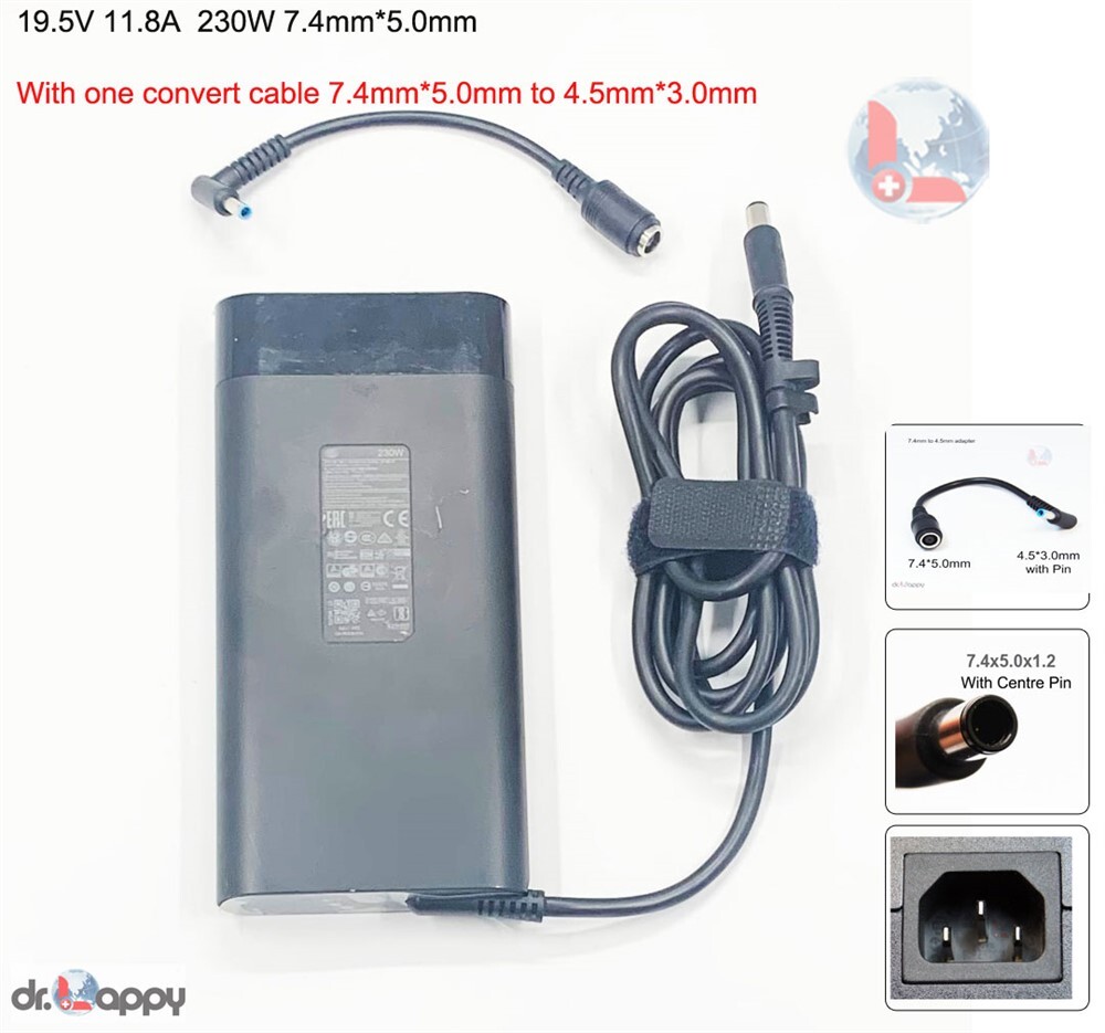 Origin HP 230W AC Power Supply For HP Laptops And All In One Desktops Smartpin - Foto 3