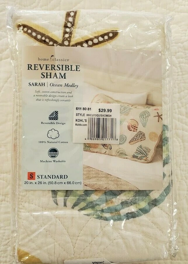 Kohls shams clearance