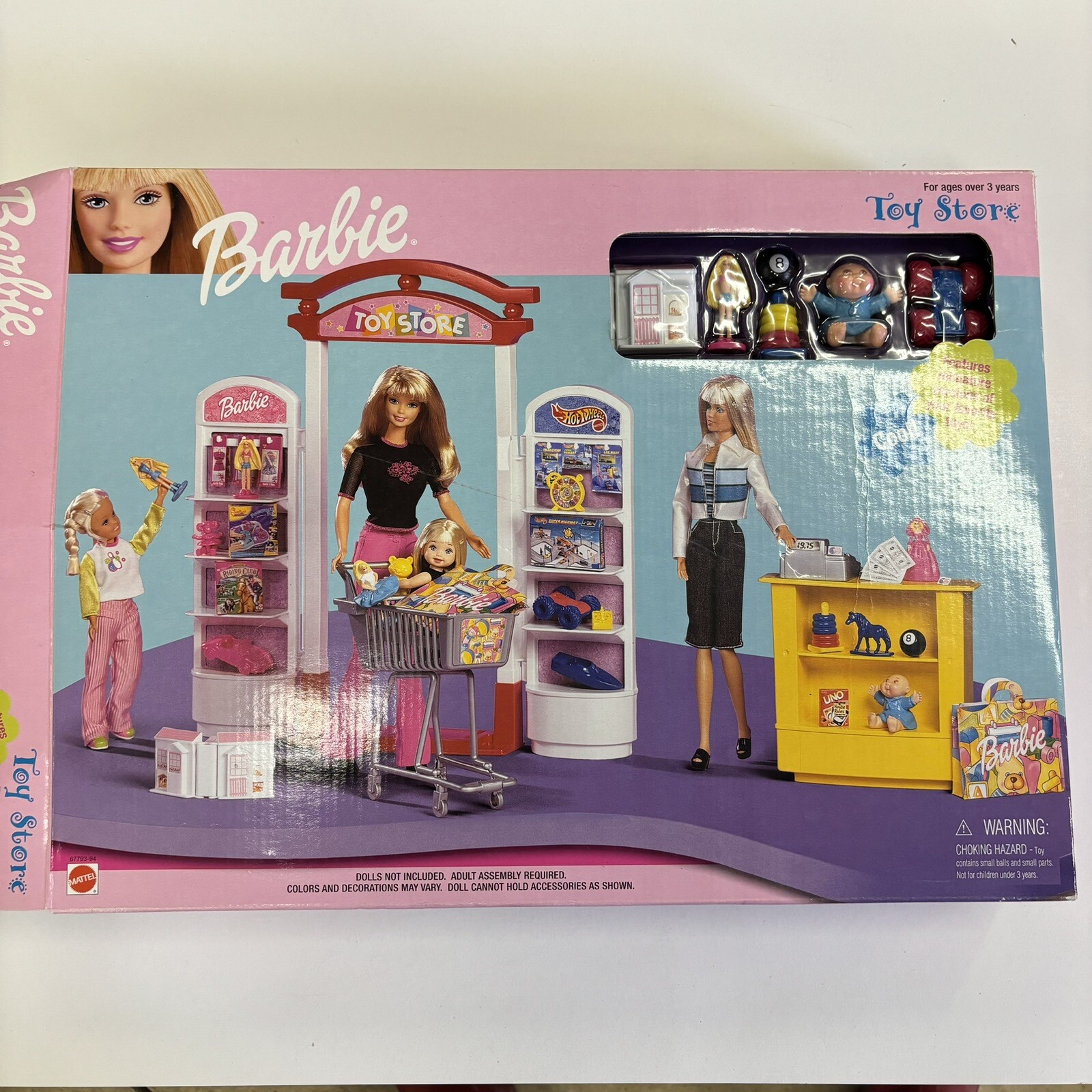 Barbie Toy Store, 1999 by Mattel, 67793-94, Dolls Not Includ