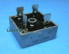 70 amp Full Wave Bridge Rectifier. KBPC7010 For converting AC to DC hho use 70a