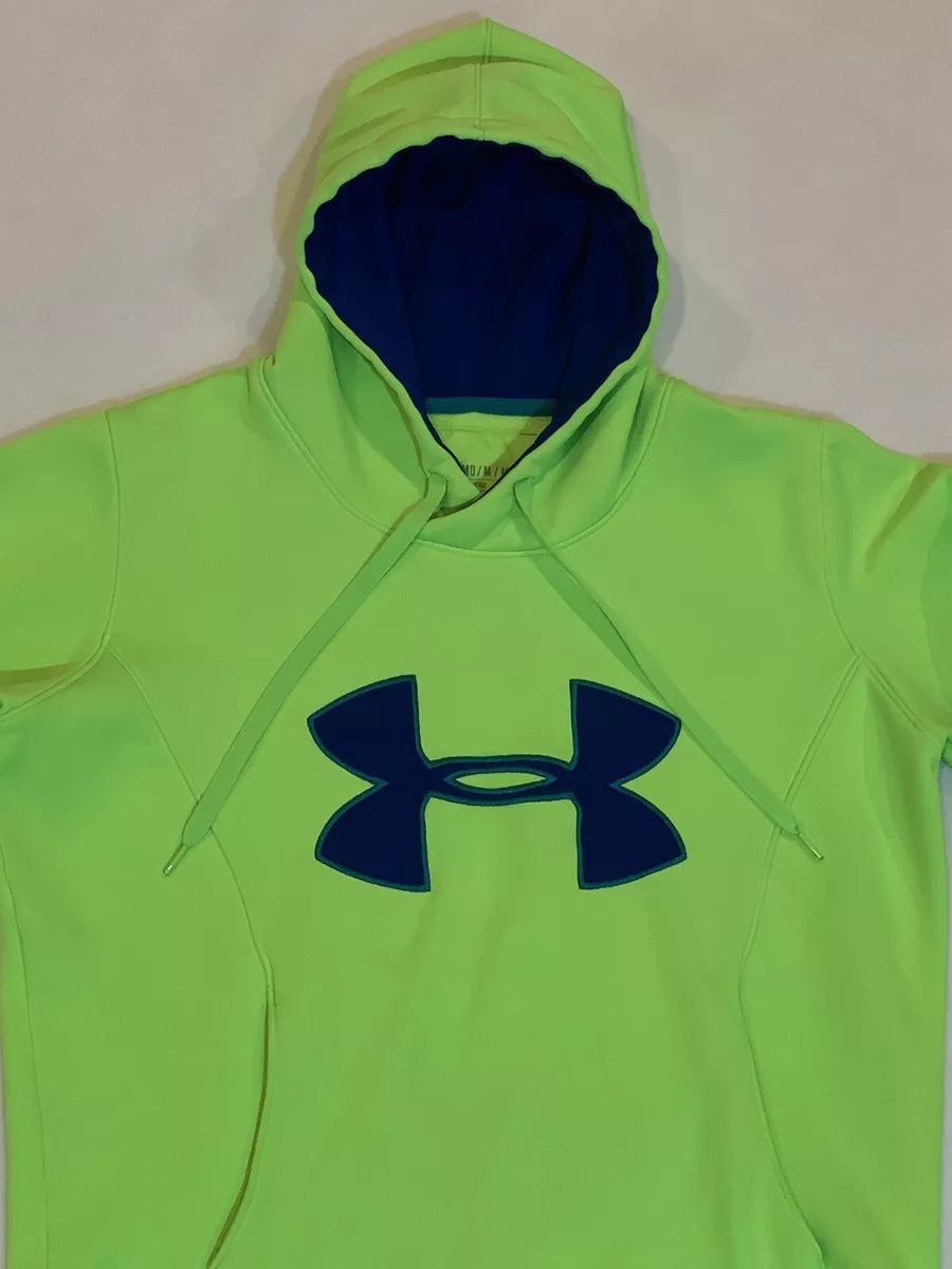 Blue and green top under armour hoodie
