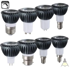 Dimmable LED Spotlight 5W Lamp MR16/GU10/GU5.3/E27 Lighting Lights Halogen 12V