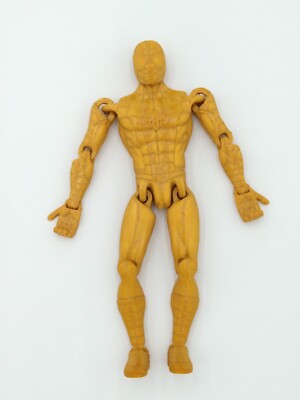 SPIDERMAN Figure Articulated Flexi GOLD 6'' 3D Printed Figure