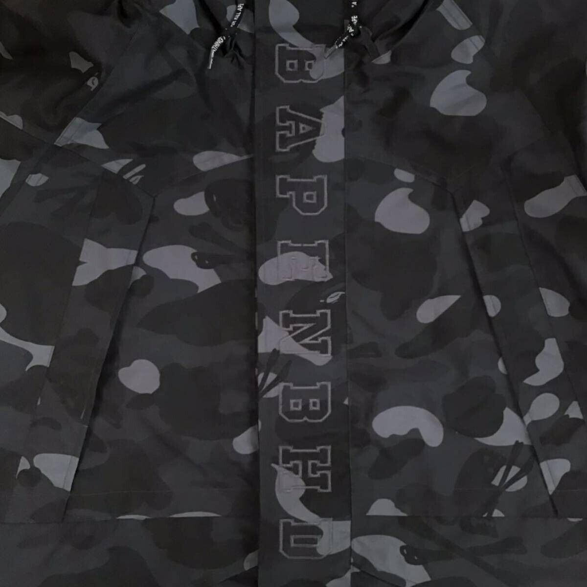 BAPE × NEIGHBORHOOD NBHD camo snowboard jacket Black A Bathing Ape Size M