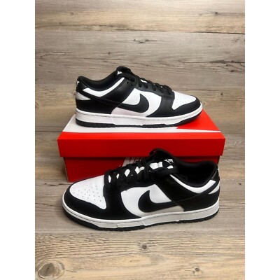 Nike Dunk Low Retro Mens Size 12 White Black Panda DD1391 100 | eBay