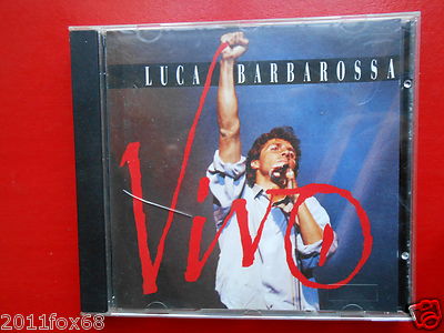 Luca Barbarossa Vivo Live CD Used Rare 1 Edition 1993 # Cd's @##