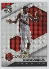 2020-21 Panini Mosaic White Mosaic Prizm 4/25 Derrick Jones Jr #31 3d3