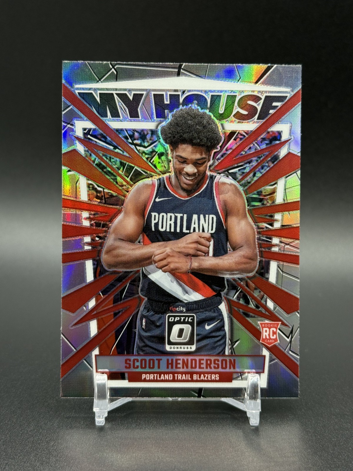 2023-24 Donruss Optic SCOOT HENDERSON Rookie My House Silver #20 Trail Blazers