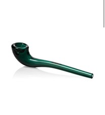 GRAV  Gandalfini Hand Pipe, 6  Elongated Stem, FREE SHIPPING 30 , LAKE GREEN