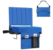 Stadium Seat for Bleachers with Back Support, Portable Bleacher Seat  2 Pack 