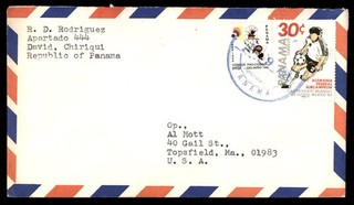 Mayfairstamps Panama Chiriqui to Topsfield MA Cover cca_75813