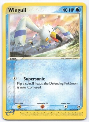Wingull 84/109 Ex Ruby & Sapphire Pokemon Card Non-Holo 078-KHU-7QG